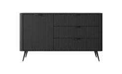Sideboard Lante | 138 cm, Schwarz | Möbel Höffner