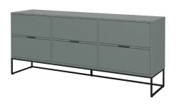 Sideboard Linera | Grün, matt | Möbel Höffner