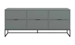 Sideboard Linera | Grün, matt | Möbel Höffner