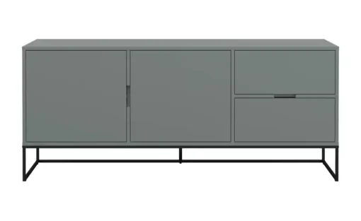 Sideboard Linera | Grün, matt | Möbel Höffner