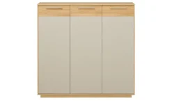 Sideboard Longo | Eiche bianco, Taupe | Möbel Höffner