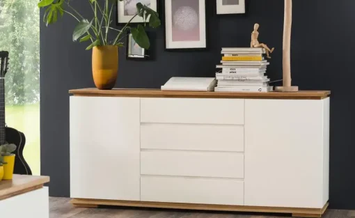 Sideboard Messina | Weiß, matt | Möbel Höffner
