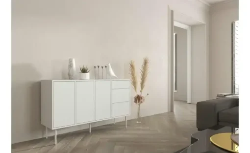 Sideboard Mirka | 78 cm, Weiß | Möbel Höffner