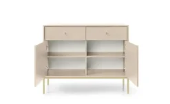 Sideboard Molly | 103,5 cm, Beige, Goldfarben | Höffner