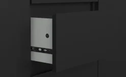 Sideboard Nardo | Schwarz, matt | Möbel Höffner
