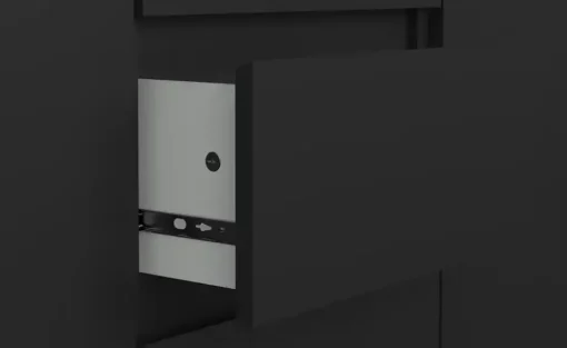 Sideboard Nardo | Schwarz, matt | Möbel Höffner