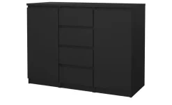 Sideboard Nardo | Schwarz, matt | Möbel Höffner