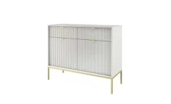Sideboard Nova | 104 cm, Grau, Goldfarben | Höffner