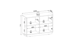 Sideboard Roy | Weiß | Möbel Höffner