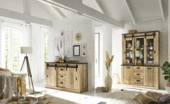 Sideboard Sintra | Eiche (Nachbildung), Anthrazit