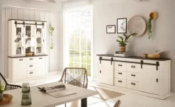 Sideboard Sintra | Pinie (Nachbildung), Weiß | Höffner