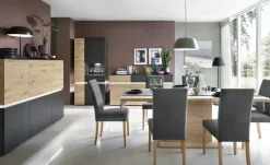 Sideboard Soft-Close Luci | Anthrazit, Eiche Artisan (Nachbildung)