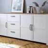 Sideboard Toneo | Eiche (Nachbildung), Weiß | Höffner