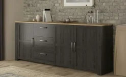 Sideboard Toneo | Mooreiche (Nachbildung), Eiche (Nachbildung)