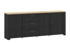 Sideboard Toneo | Mooreiche (Nachbildung), Eiche (Nachbildung)