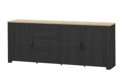 Sideboard Toneo | Mooreiche (Nachbildung), Eiche (Nachbildung)