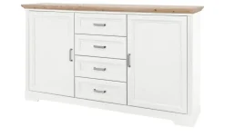 Sideboard Varese | Weiß, Asteiche (Nachbildung)