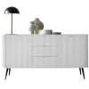 Sideboard Zova | Weiß, Schwarz | Möbel Höffner