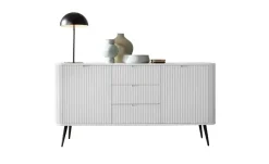 Sideboard Zova | Weiß, Schwarz | Möbel Höffner