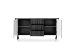 Sideboard Zova | Weiß, Schwarz | Möbel Höffner