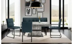 Sitzbank Talea | 140 cm, Dunkelgrau | Möbel Höffner