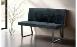 Sitzbank Talea | 140 cm, Dunkelgrau | Möbel Höffner