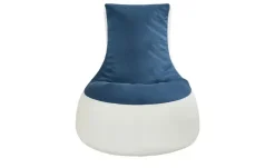 Sitzsack Ben | Weiß, Blau | Möbel Höffner