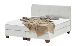SKAGEN BEDS Boxspringbett Vegg | Hellgrau, 140 cm
