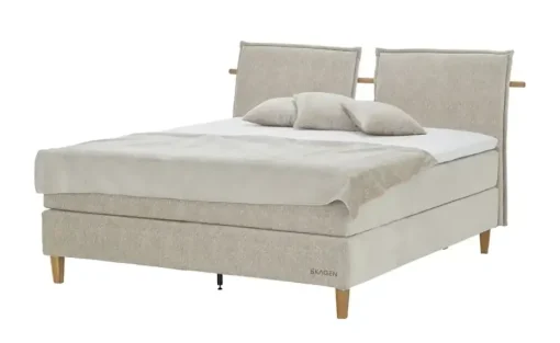 SKAGEN STUDIO Boxspringbett Voodie | Beige, 180 cm