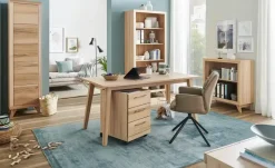 smart Aktenregal Oslo  | Kernbuche, Kernbuche (Nachbildung), 91 cm