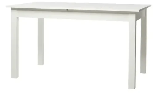 smart Ausziehbarer Esstisch in verschiedenen Größen Ben | 140x80 cm, Weiß
