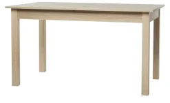 smart Ausziehbarer Esstisch in verschiedenen Größen Ben | 140x80 cm, Eiche sägerau (Nachbildung)