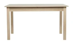 smart Ausziehbarer Esstisch in verschiedenen Größen Ben | 140x80 cm, Eiche sägerau (Nachbildung)