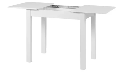 smart Ausziehbarer Esstisch in verschiedenen Größen Ben | 90x60 cm, Weiß