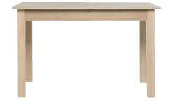 smart Ausziehbarer Esstisch in verschiedenen Größen Ben | 120x70 cm, Eiche sägerau (Nachbildung)