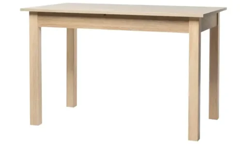 smart Ausziehbarer Esstisch in verschiedenen Größen Ben | 120x70 cm, Eiche sägerau (Nachbildung)