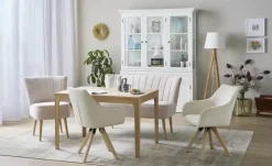 smart Ausziehbarer Esstisch Magnus aus Kernbuche   | 120 cm, Kernbuche