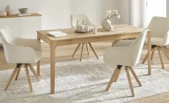 smart Ausziehbarer Esstisch Magnus aus Kernbuche   | 120 cm, Kernbuche