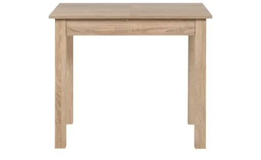 smart Ausziehbarer Esstisch in verschiedenen Größen Ben | 90x60 cm, Eiche sägerau (Nachbildung)
