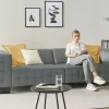 smart Big Sofa Delilah | Dunkelgrau | Möbel Höffner