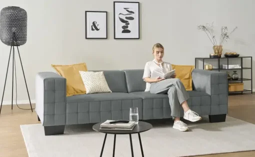 smart Big Sofa Delilah | Dunkelgrau | Möbel Höffner