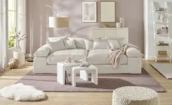 smart Big Sofa Lianea | Beige, Webstoff | Möbel Höffner