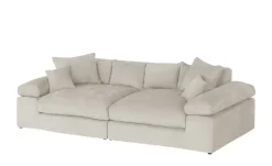 smart Big Sofa Lianea | Beige, Webstoff | Möbel Höffner