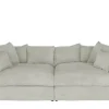 smart Big Sofa Lianea | Steingrau, Cordstoff | Höffner