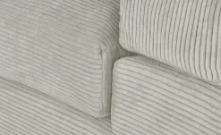 smart Big Sofa Lianea | Steingrau, Cordstoff | Höffner
