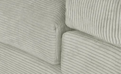 smart Big Sofa Lianea | Steingrau, Cordstoff | Höffner