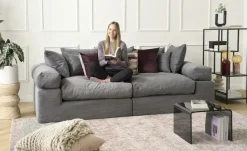 smart Big Sofa Lionore | Grau | Möbel Höffner