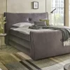smart Boxspringbett mit Stauraum Luxus | Anthrazit, 180 cm