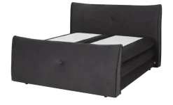 smart Boxspringbett mit Stauraum Luxus | Anthrazit, 180 cm