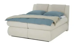smart Boxspringbett mit Stauraum Premium | Weiß, Creme, 180 cm